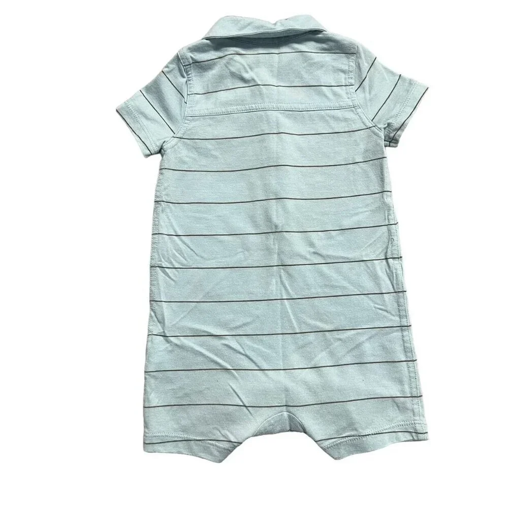 Old Navy 6-12m Striped Polo Romper